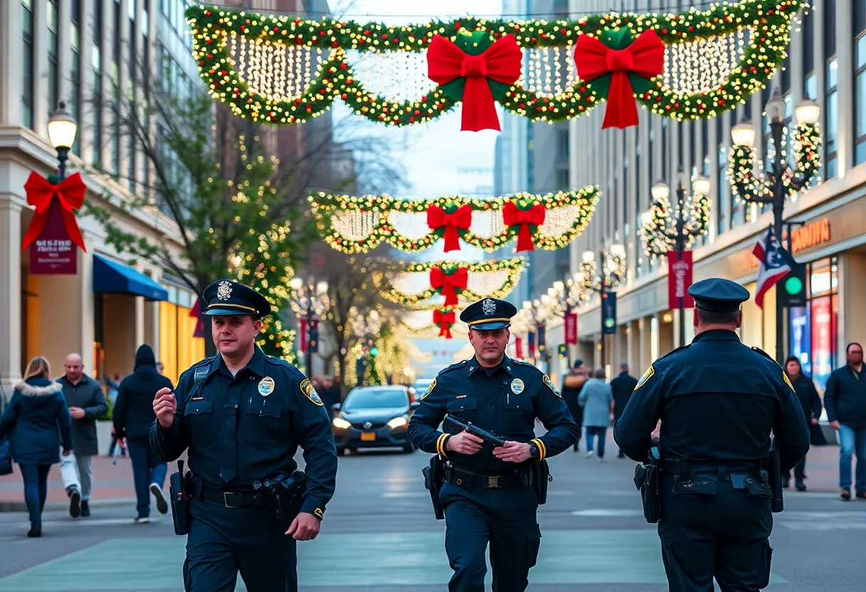 Police officers engaging with the community during Operation Safe Season in Charlotte