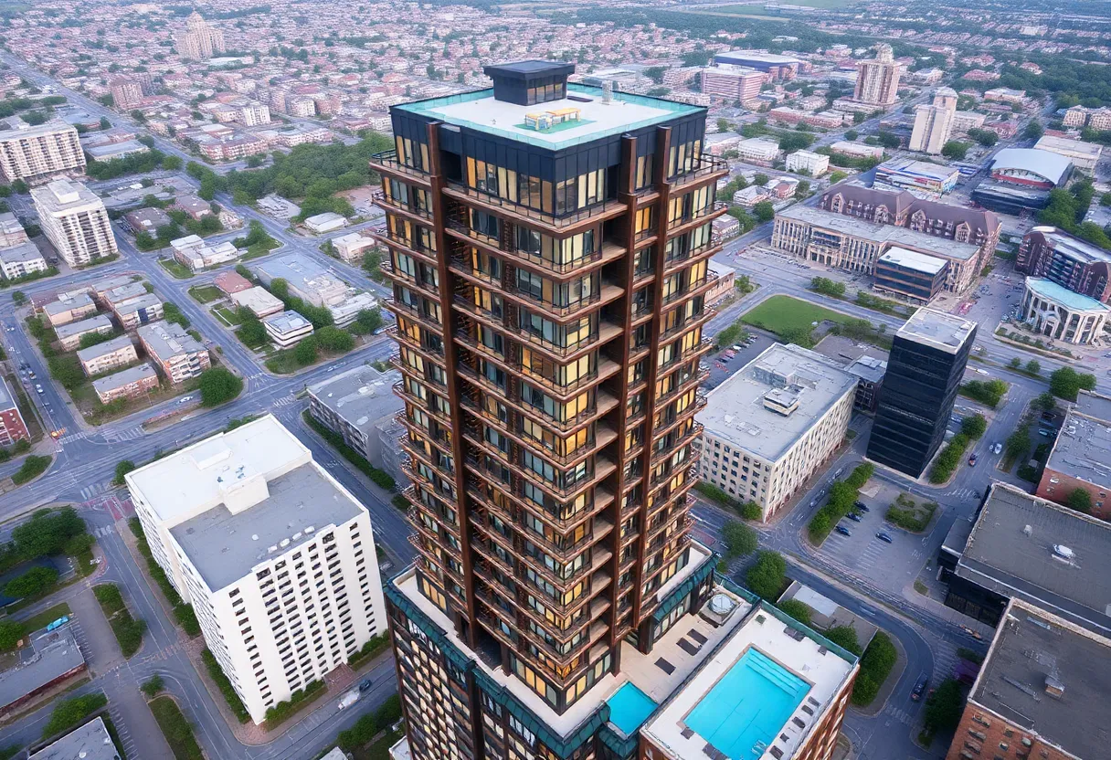 Oro Ballantyne, the tallest residential tower in Charlotte NC