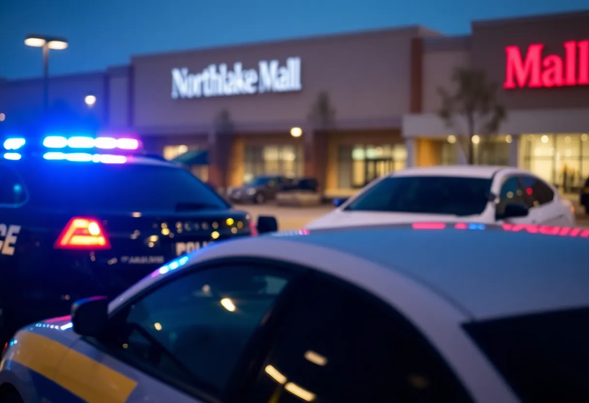 Police responding to suspicious activity near Northlake Mall in Charlotte.