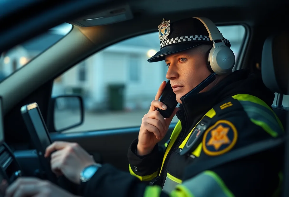 Officer responding to a 911 call in Port Charlotte