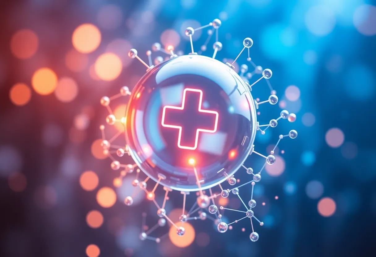 Abstract image representing healthcare innovation and private ownership.