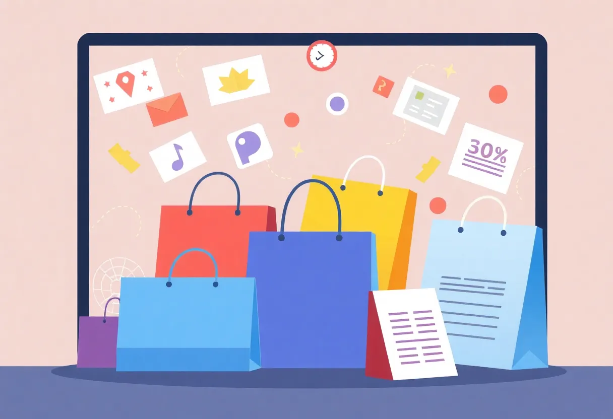 Illustration of rising return fees in retail shopping