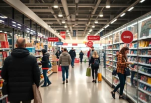 A shopping mall illustrating retail theft challenges