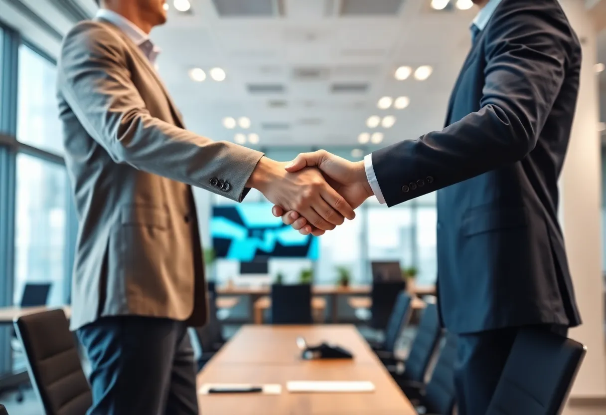 SPX Technologies and Crawford United acquisition handshake