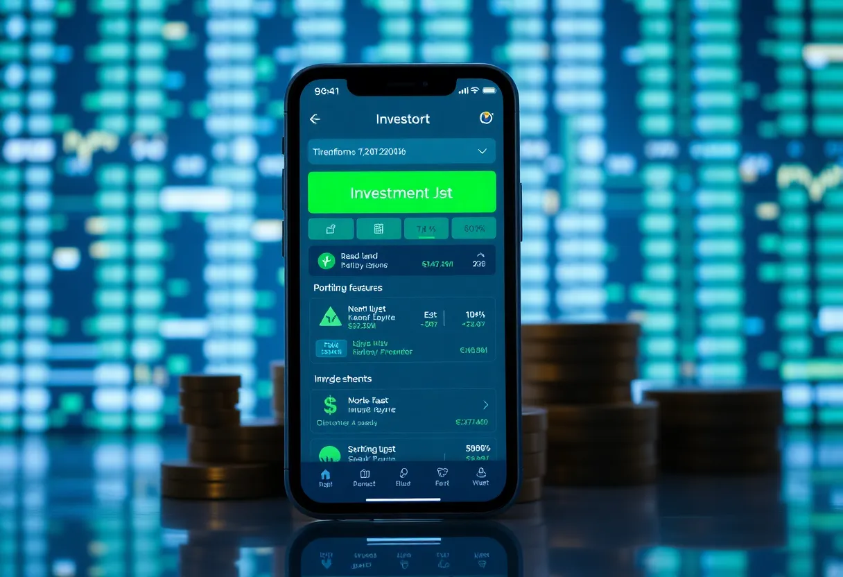 Screenshot of Truist Wealth's mobile-first investment platform.