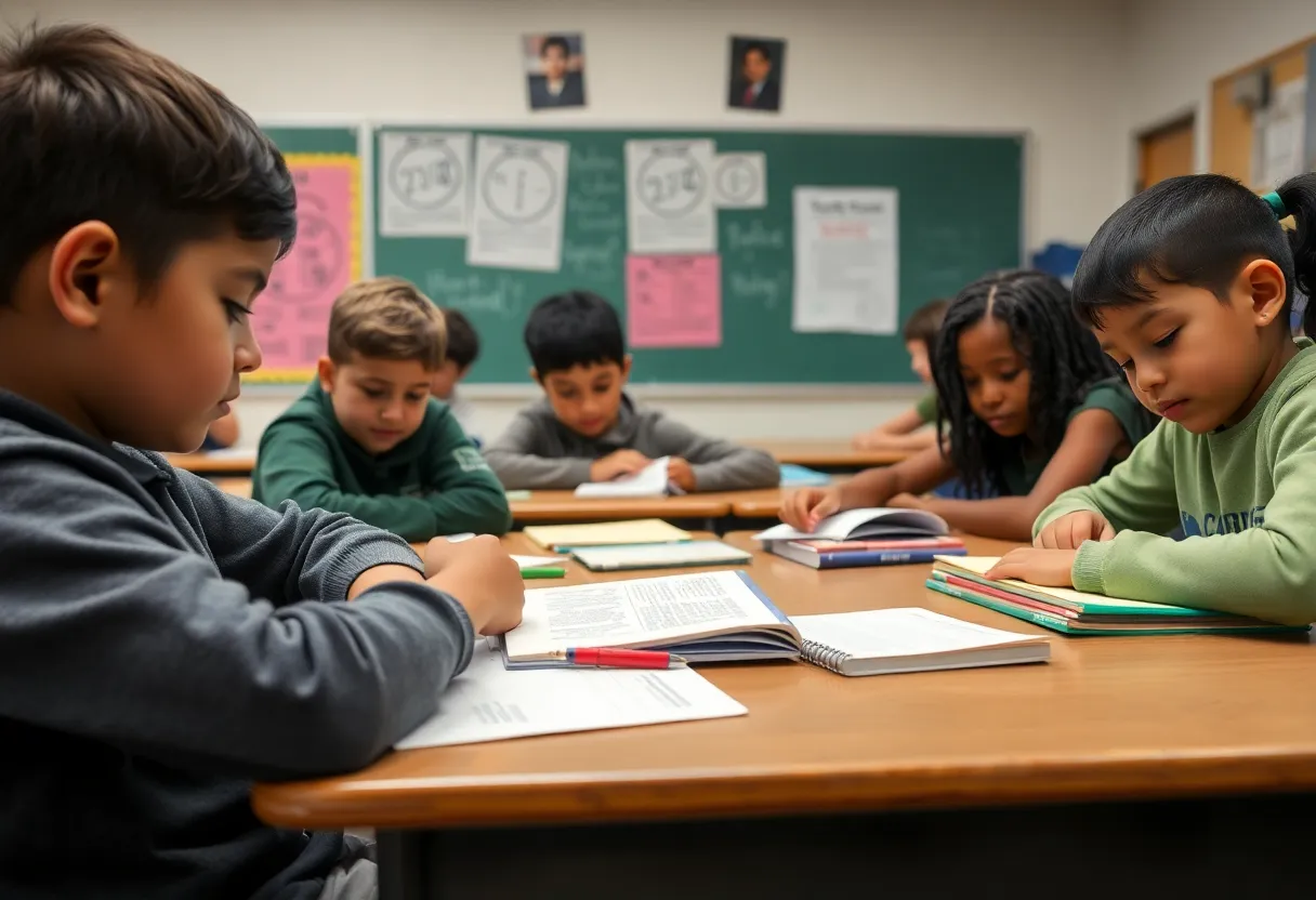 Classroom in North Carolina struggling with insufficient resources