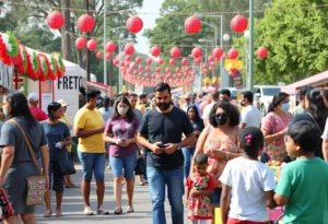 Families enjoying community events in Columbia SC while staying vigilant.