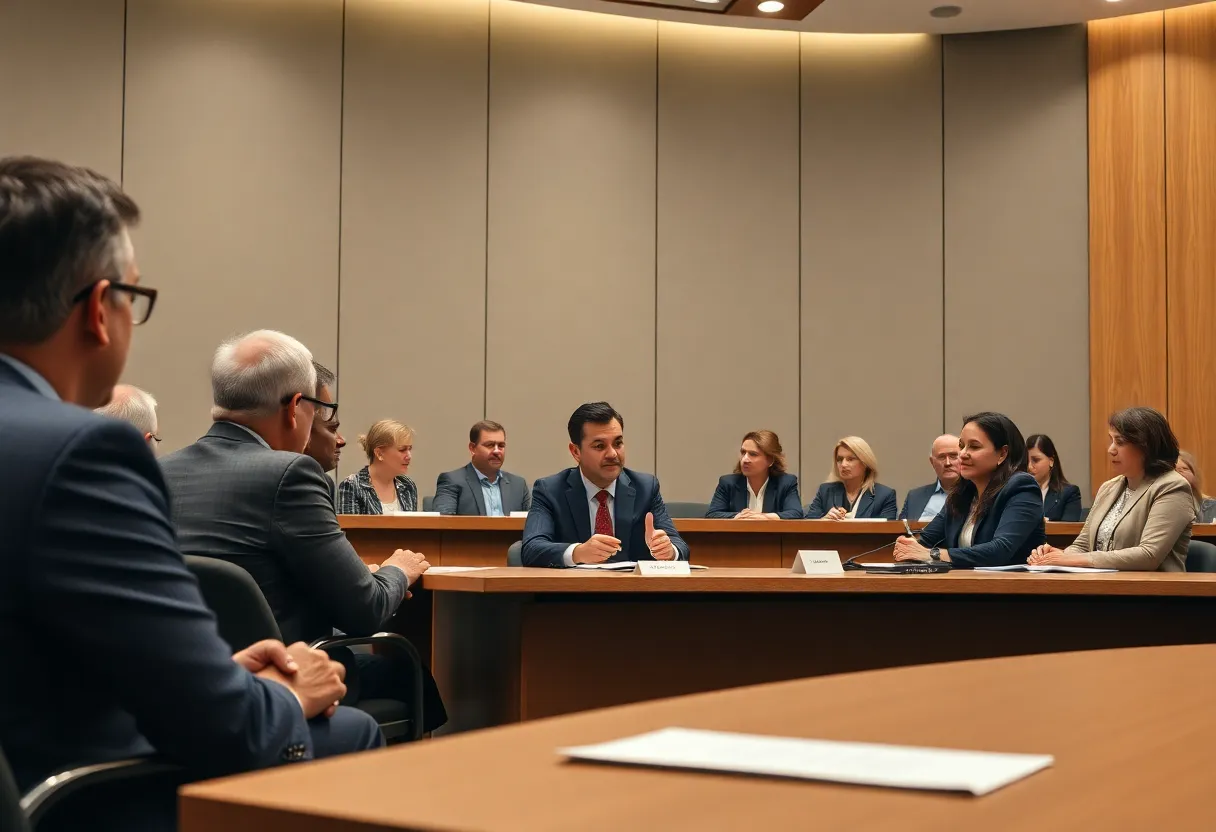 Wichita City Council discussing governance