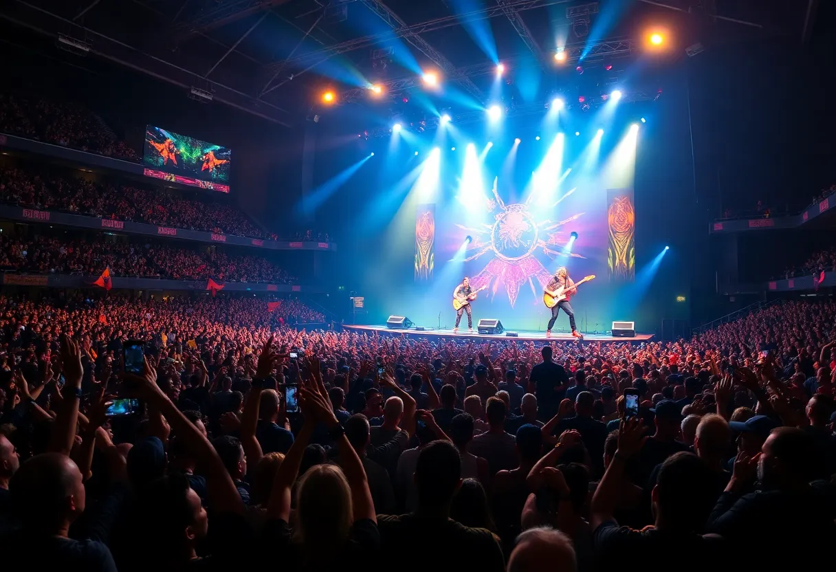 AC/DC performing live at Bank of America Stadium in Charlotte
