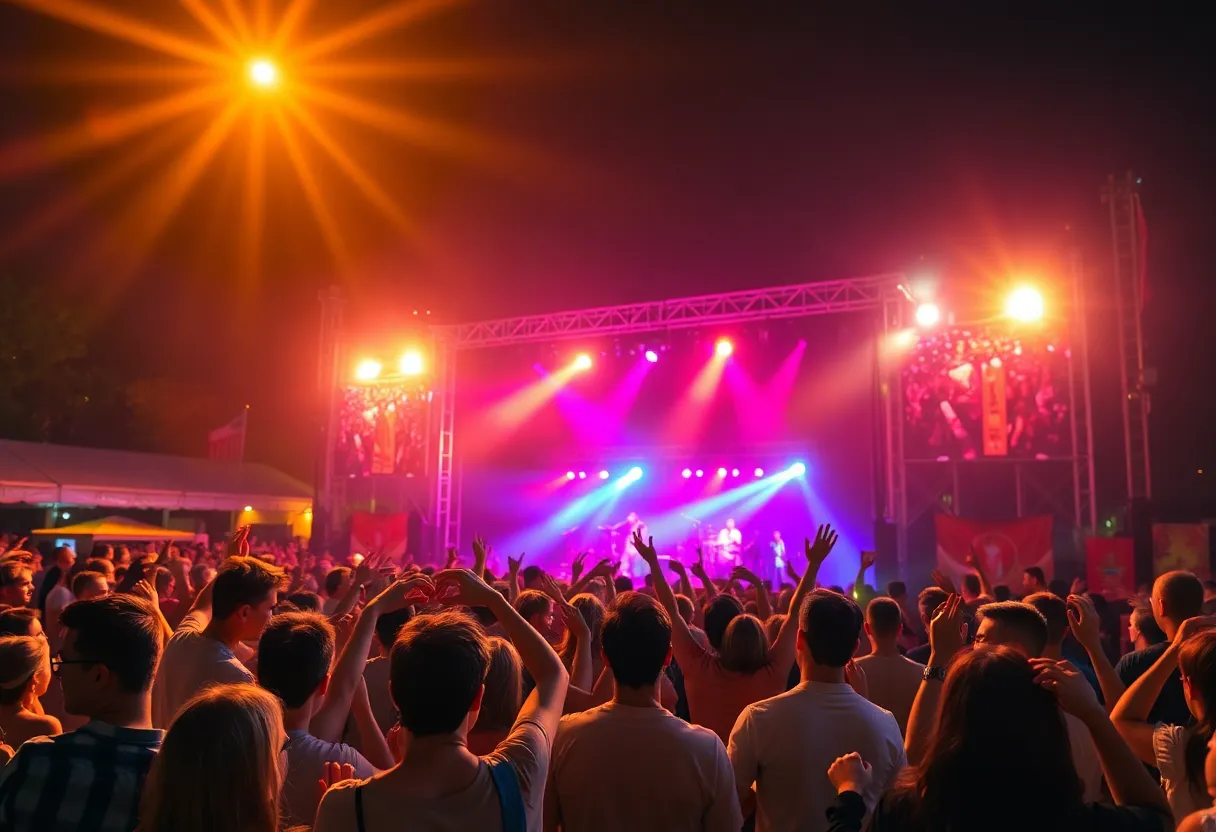 Audience enjoying the B2K Boys 4 Life Tour in Columbia SC