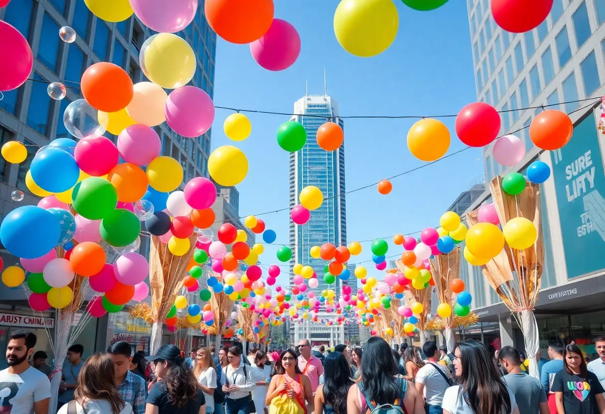 Celebrate Bubble Wrap Day with community activities and decorations in Charlotte.