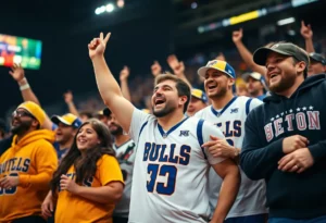 Exciting Buffalo sports scene with teams and fans