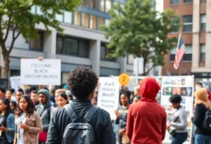 Community event in Charlotte to celebrate Black History Month.