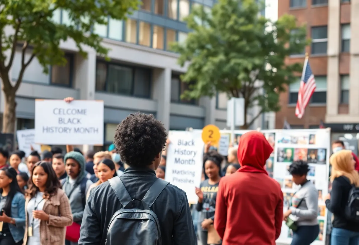 Community event in Charlotte to celebrate Black History Month.