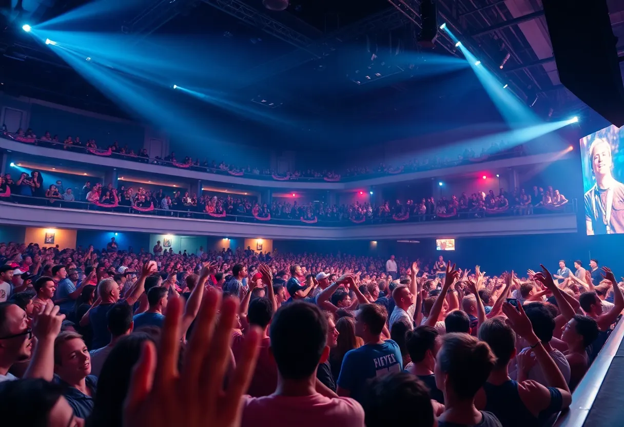 Crowd enjoying a concert at the newly branded Charlotte venue
