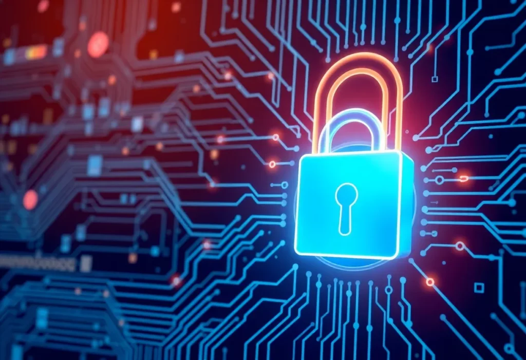 Cybersecurity illustration related to Charlotte telecom data breach