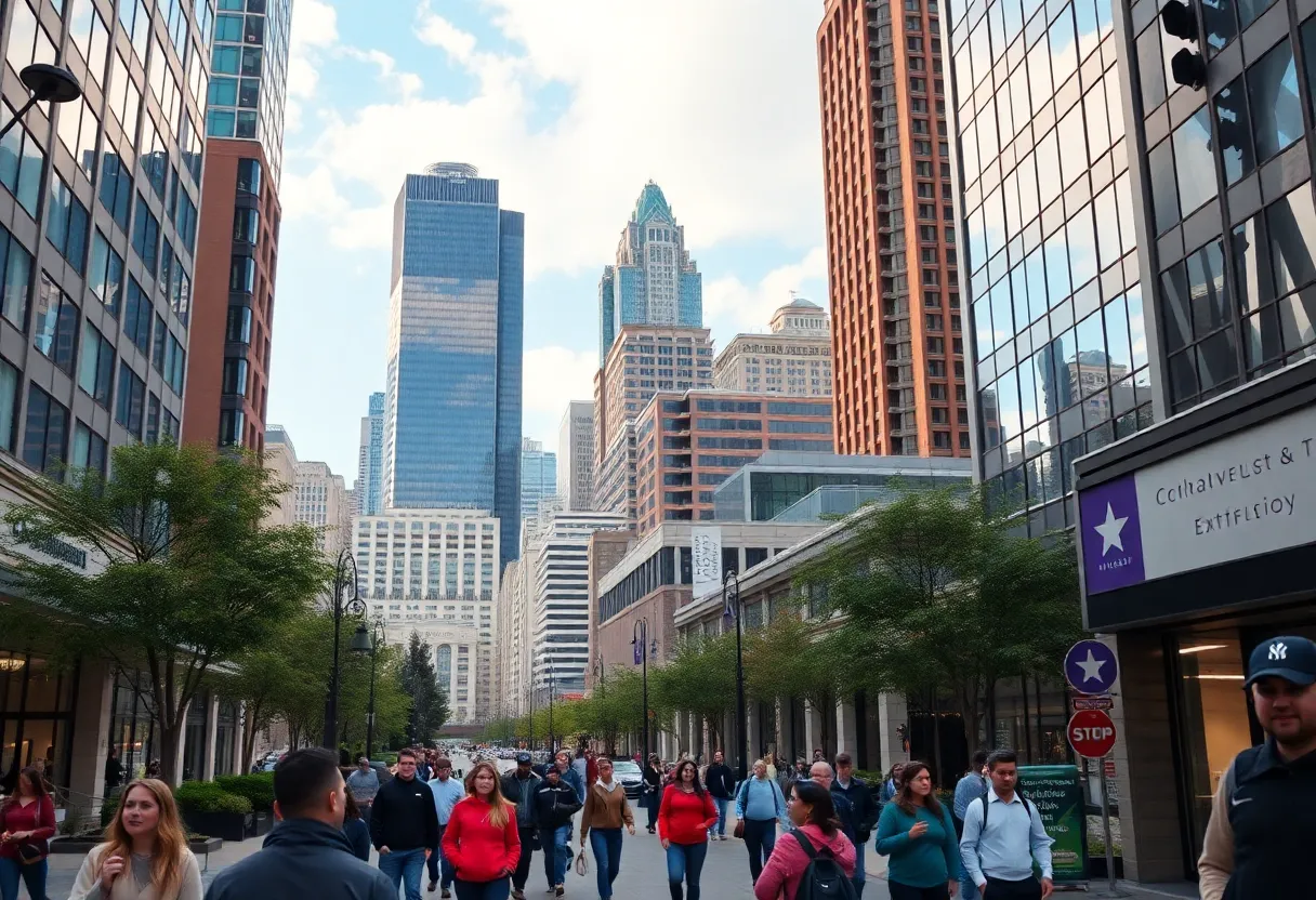 Charlotte NC cityscape depicting economic development and entrepreneurship
