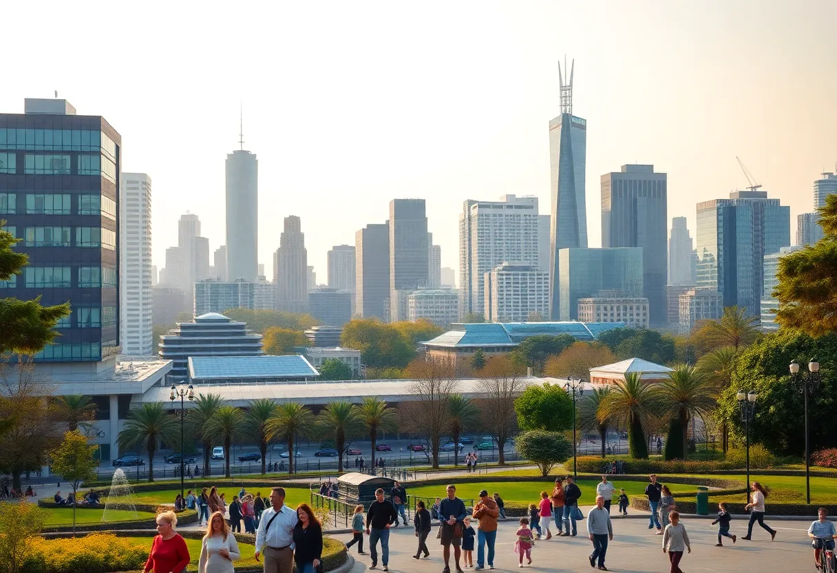 A vibrant skyline of Charlotte, North Carolina symbolizing economic growth and development.