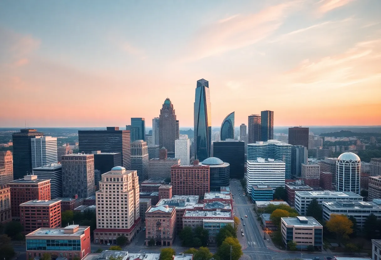 Charlotte skyline symbolizing economic growth