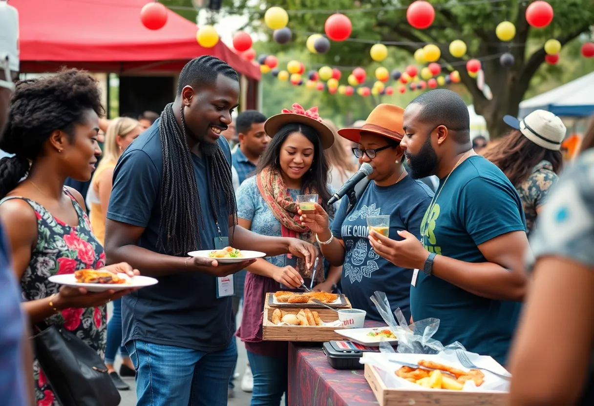 Community gathering with diverse cultural experiences in Columbia SC