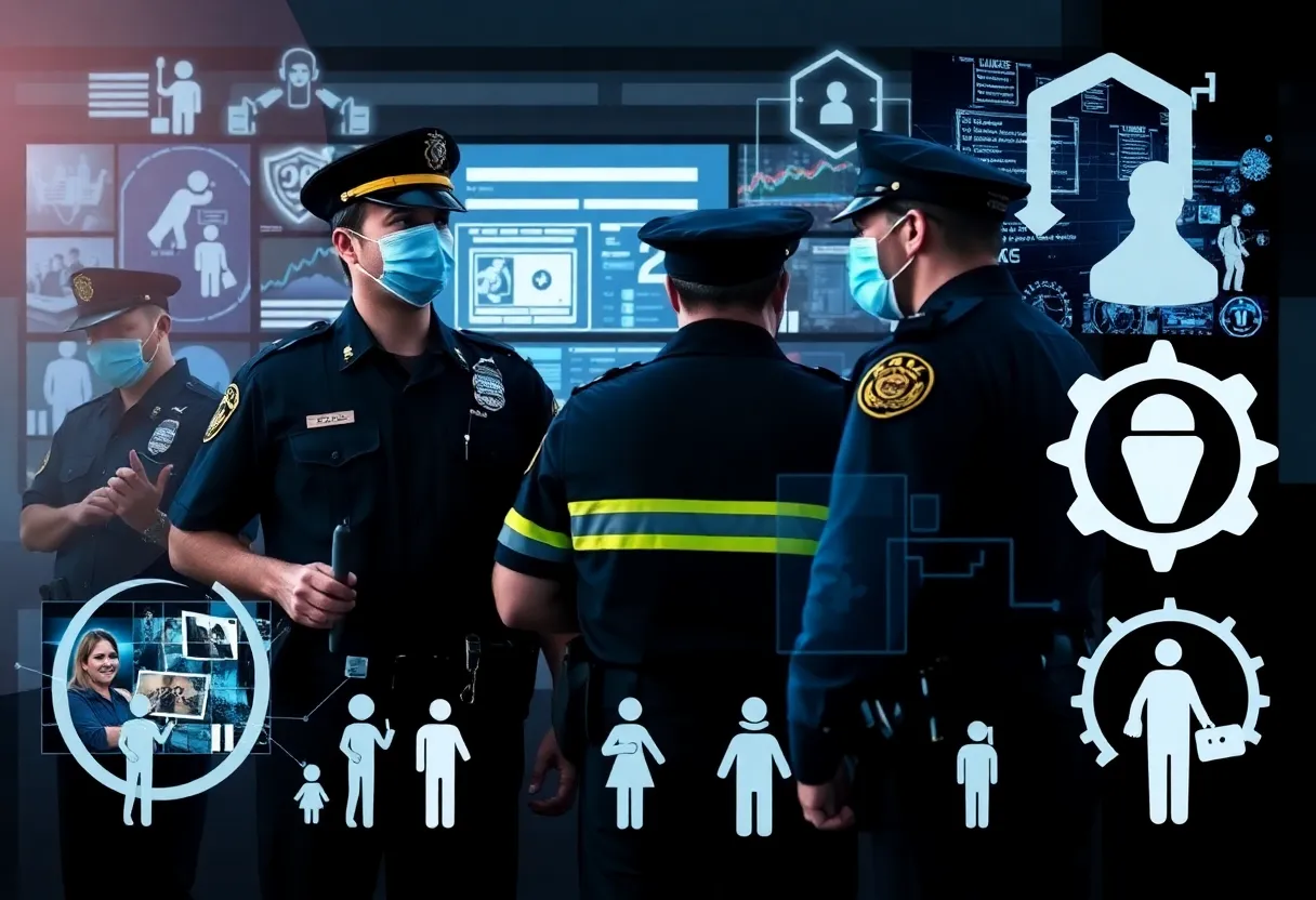 Law enforcement agency members coordinating to prevent a terror plot in North Carolina