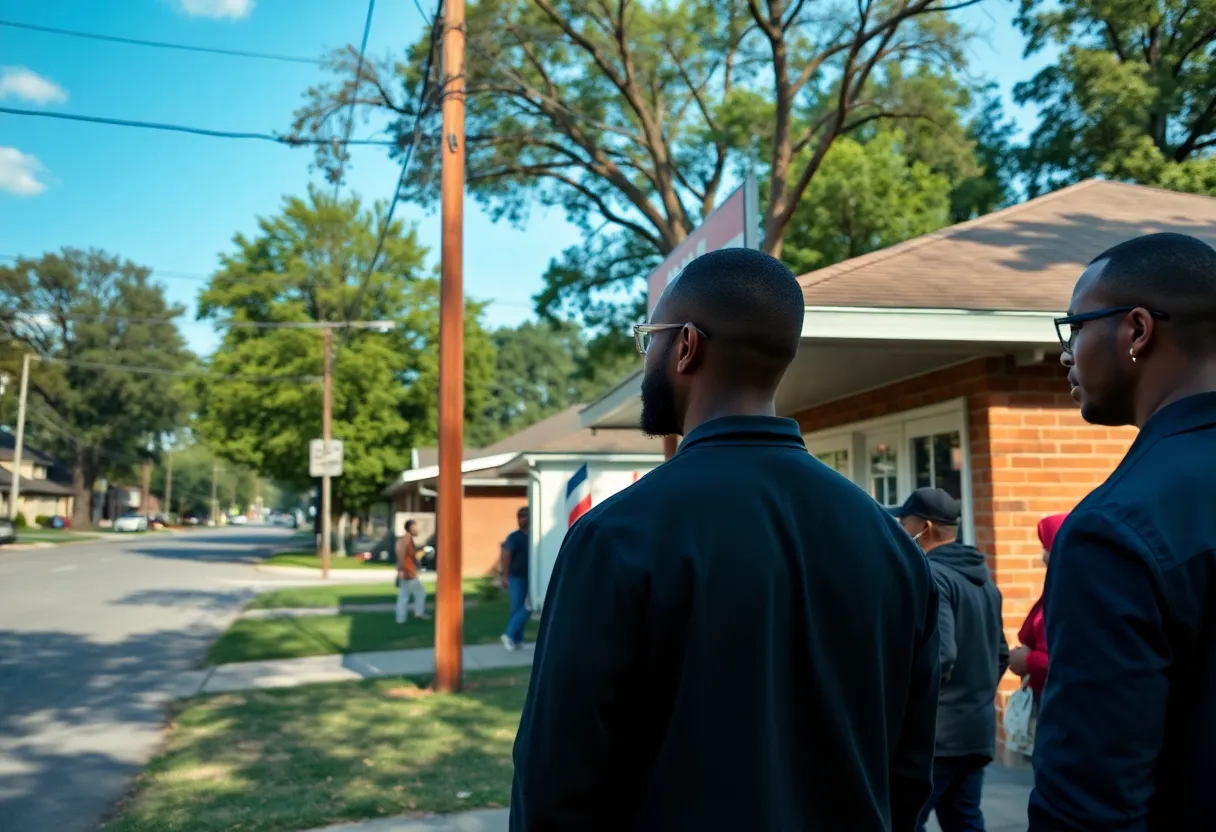 Barbershop in Gastonia, North Carolina, emblematic of a close-knit community.