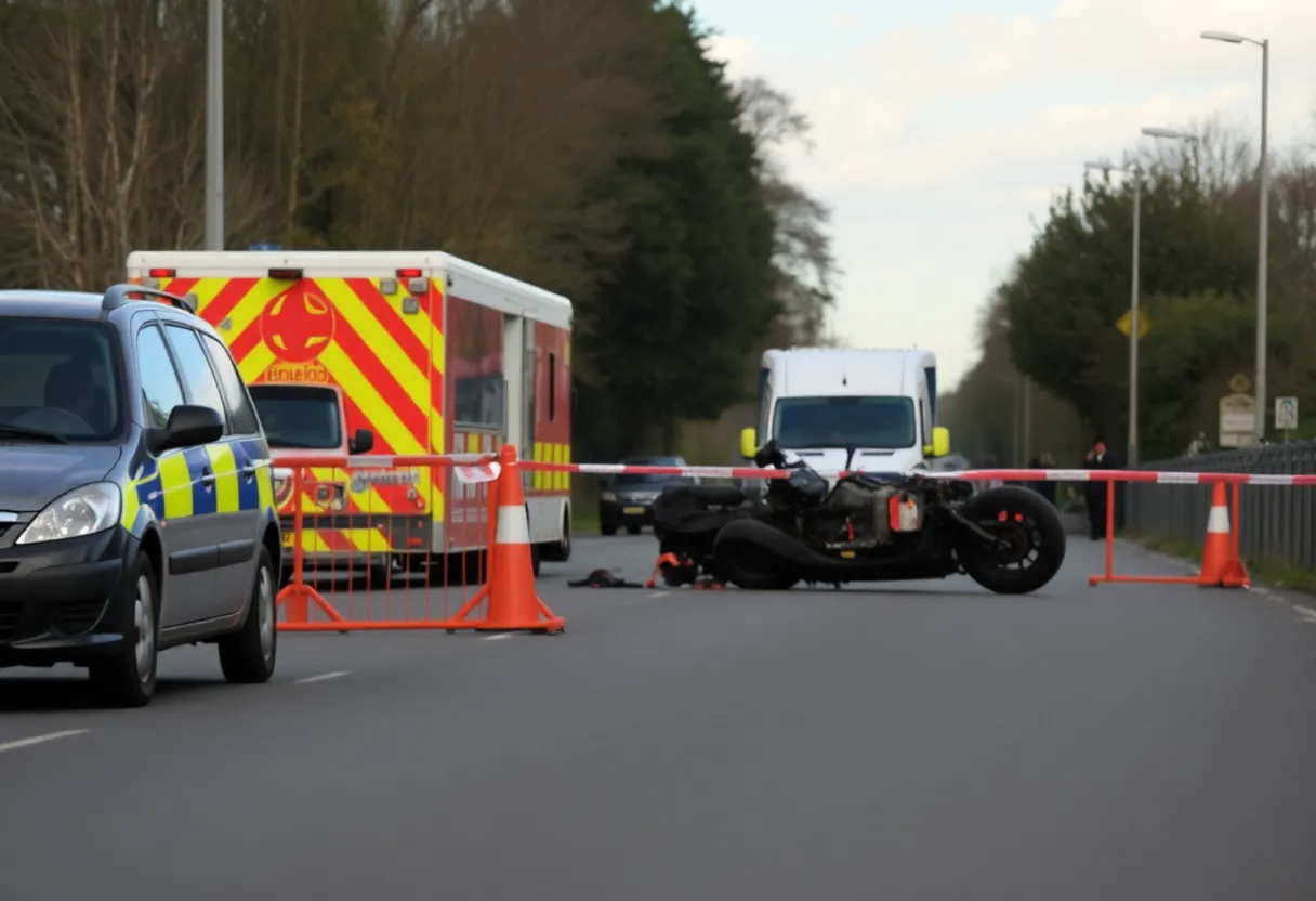 Scene of a head-on collision in North Charlotte