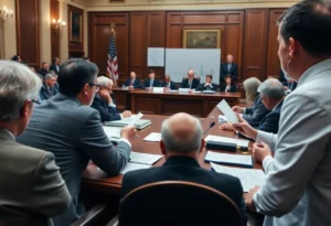 Lawmakers discussing DHS funding and immigration enforcement