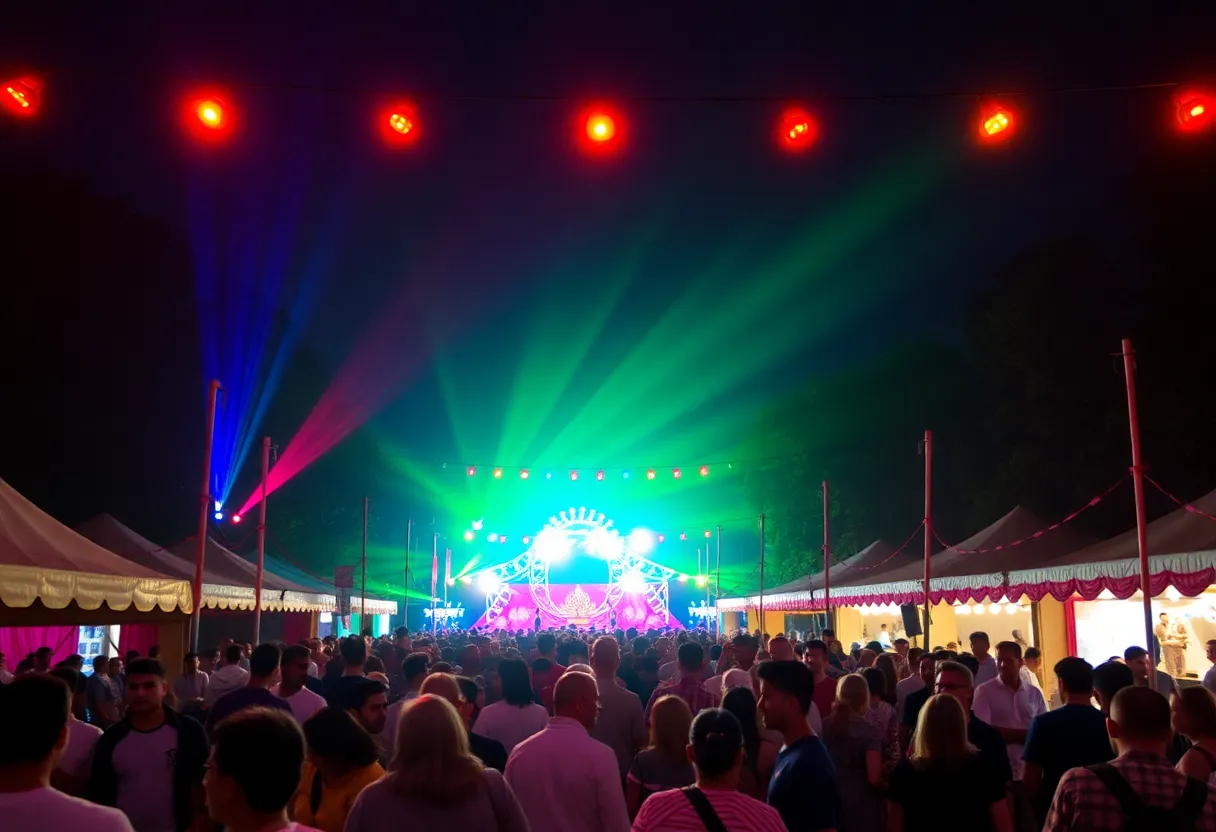 Crowd gathered for New Year's Eve celebration in Charlotte