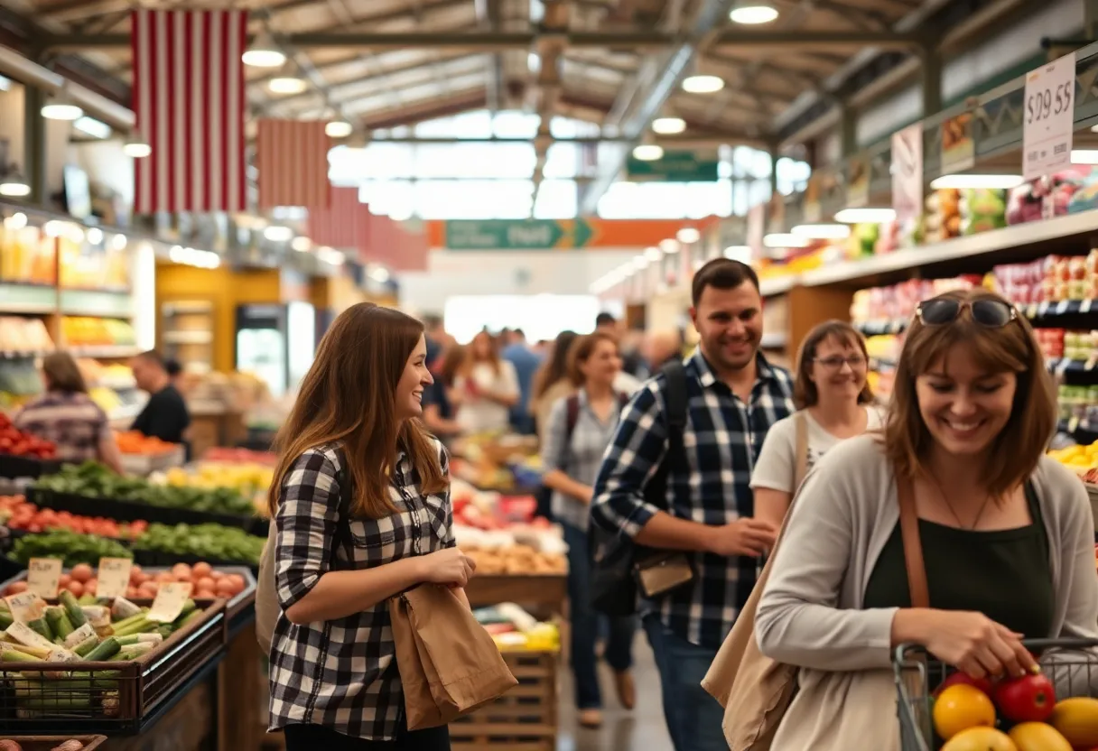 Local market scene in Columbia SC demonstrating price accuracy.