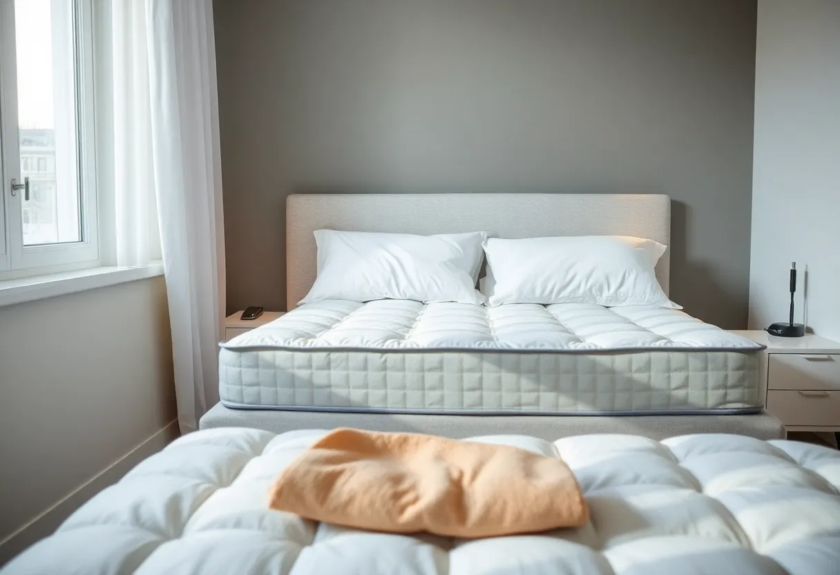 Cozy bedroom promoting sleep health