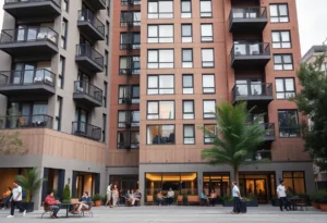 Trella Uptown apartment building in Uptown Charlotte