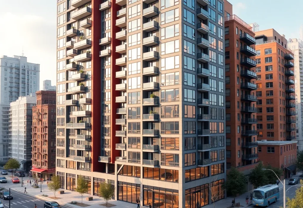 Trella Uptown, a mixed-income residential tower in Uptown Charlotte