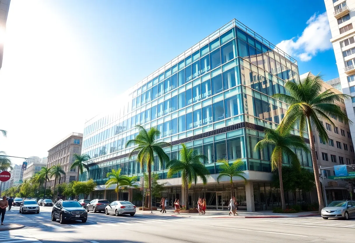 Modern office building for Wells Fargo in West Palm Beach
