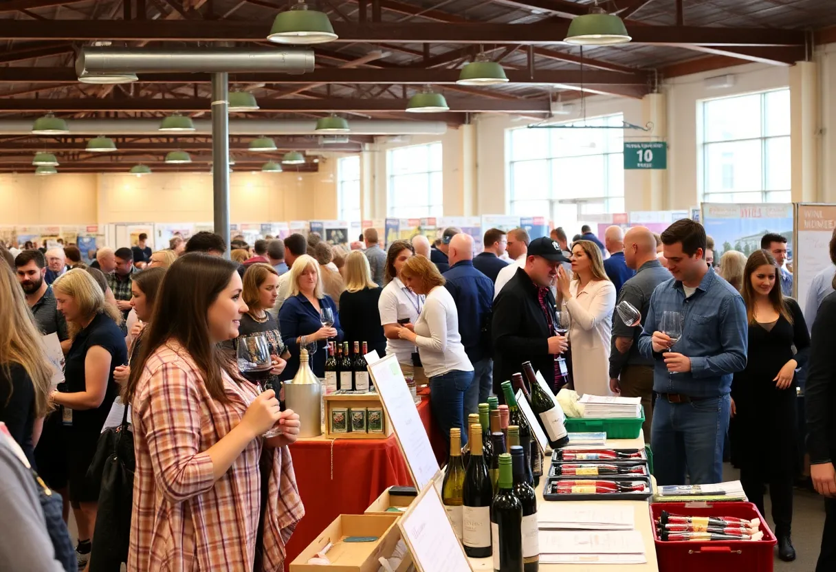 Guests enjoying the Winey Grapes Festival in Charlotte, NC