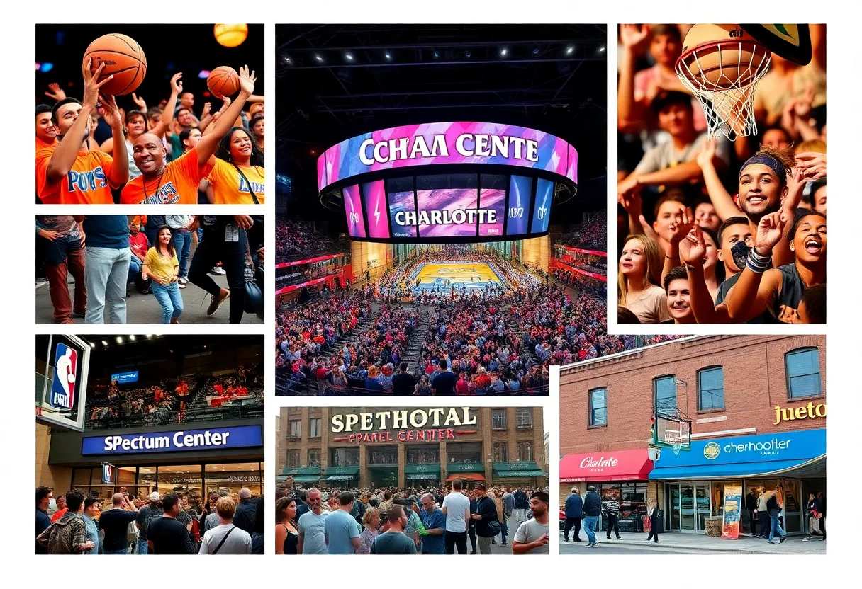 Fans gathered at the Spectrum Center for the ACC Tournament