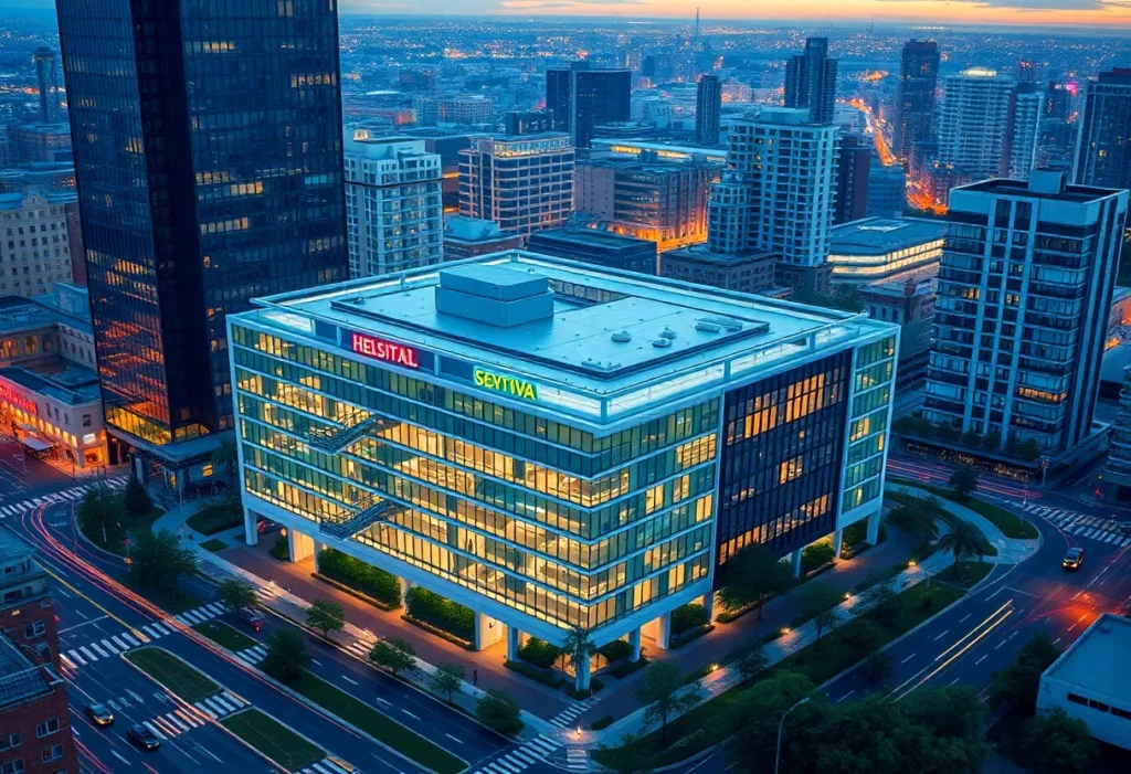 Atrium Health facility showcasing the modern healthcare environment in Charlotte