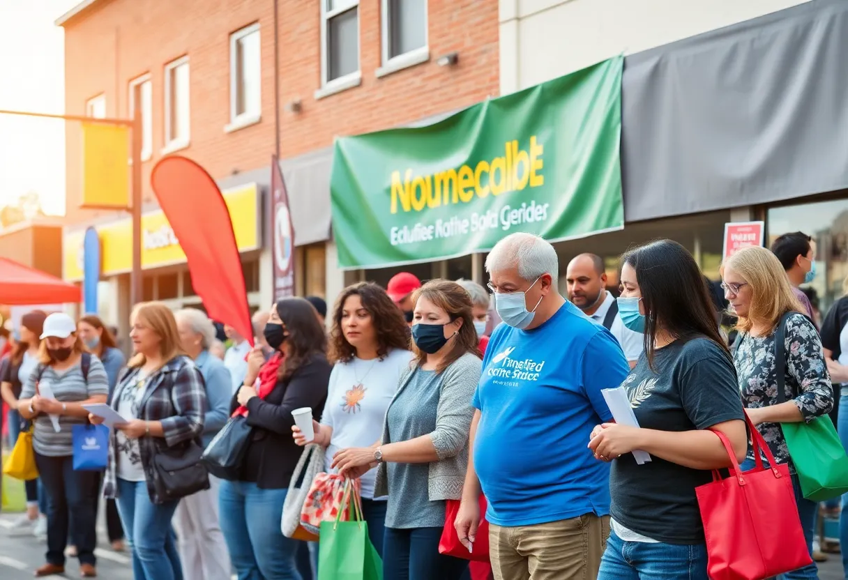 Community event supporting disaster relief with Autobell