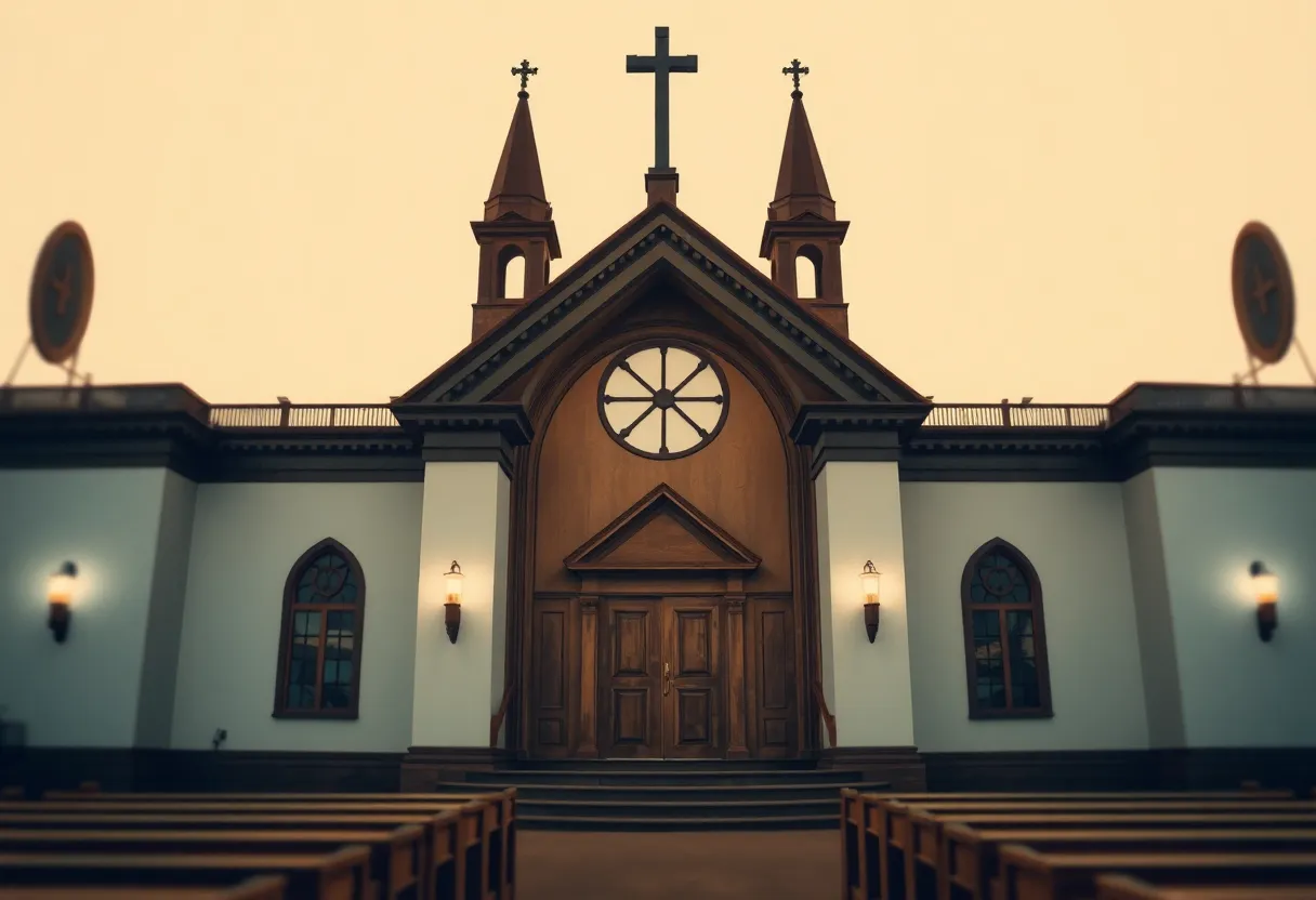 Representation of a Baptist church symbolizing accountability and trust.