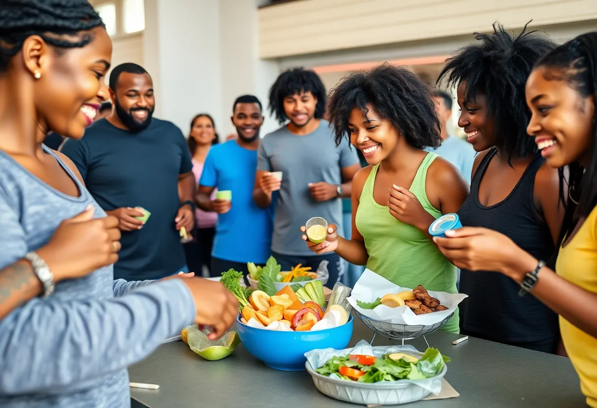 Individuals participating in a health and fitness program