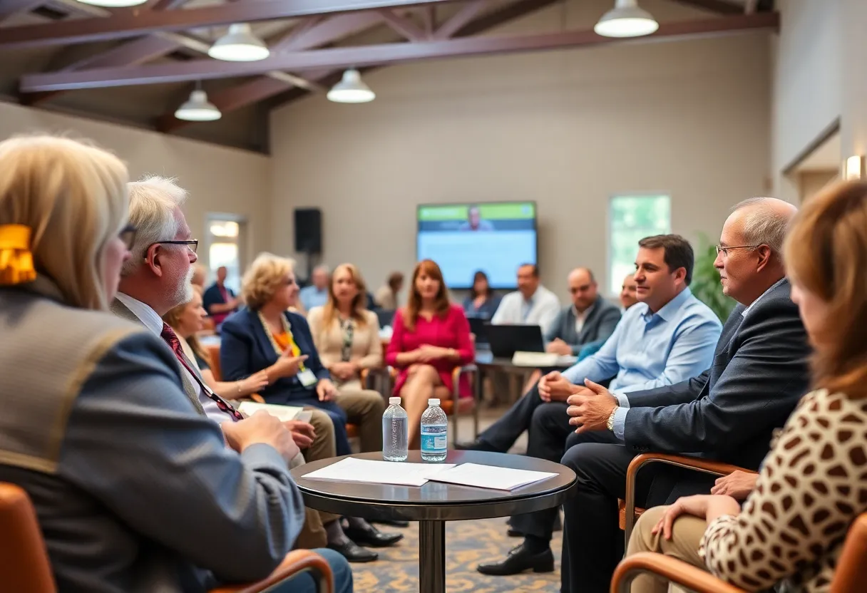 Candidates discussing tax cuts and teacher pay in Cabarrus County