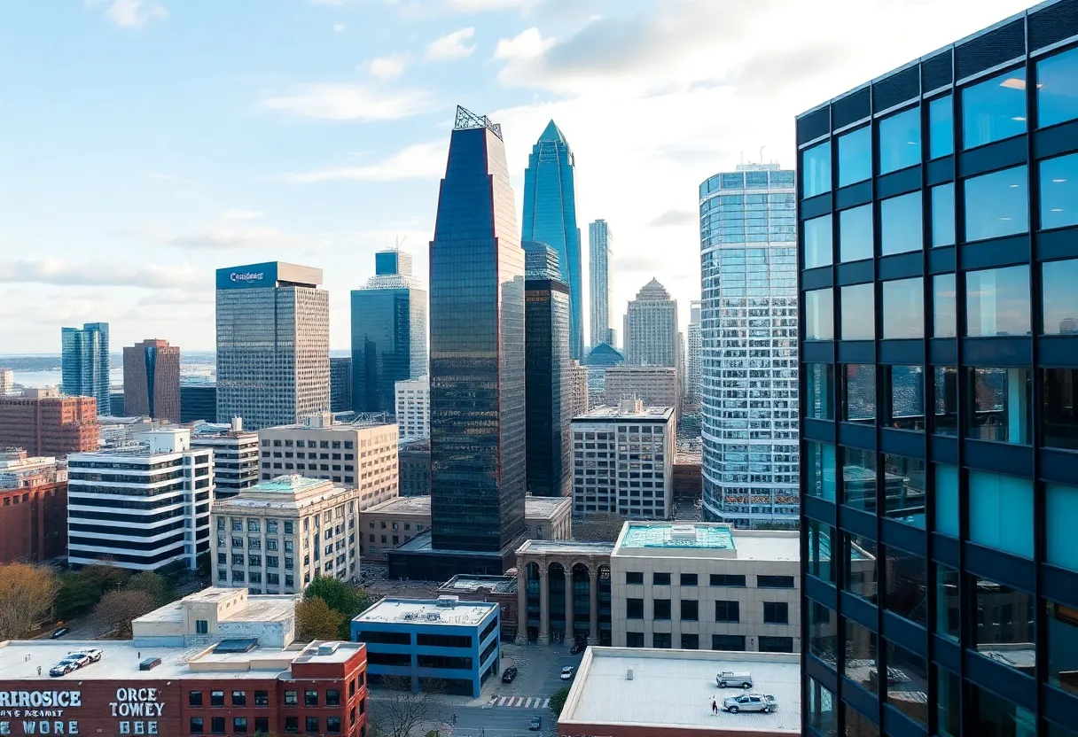 Skyline of Charlotte, NC representing business innovation and resilience