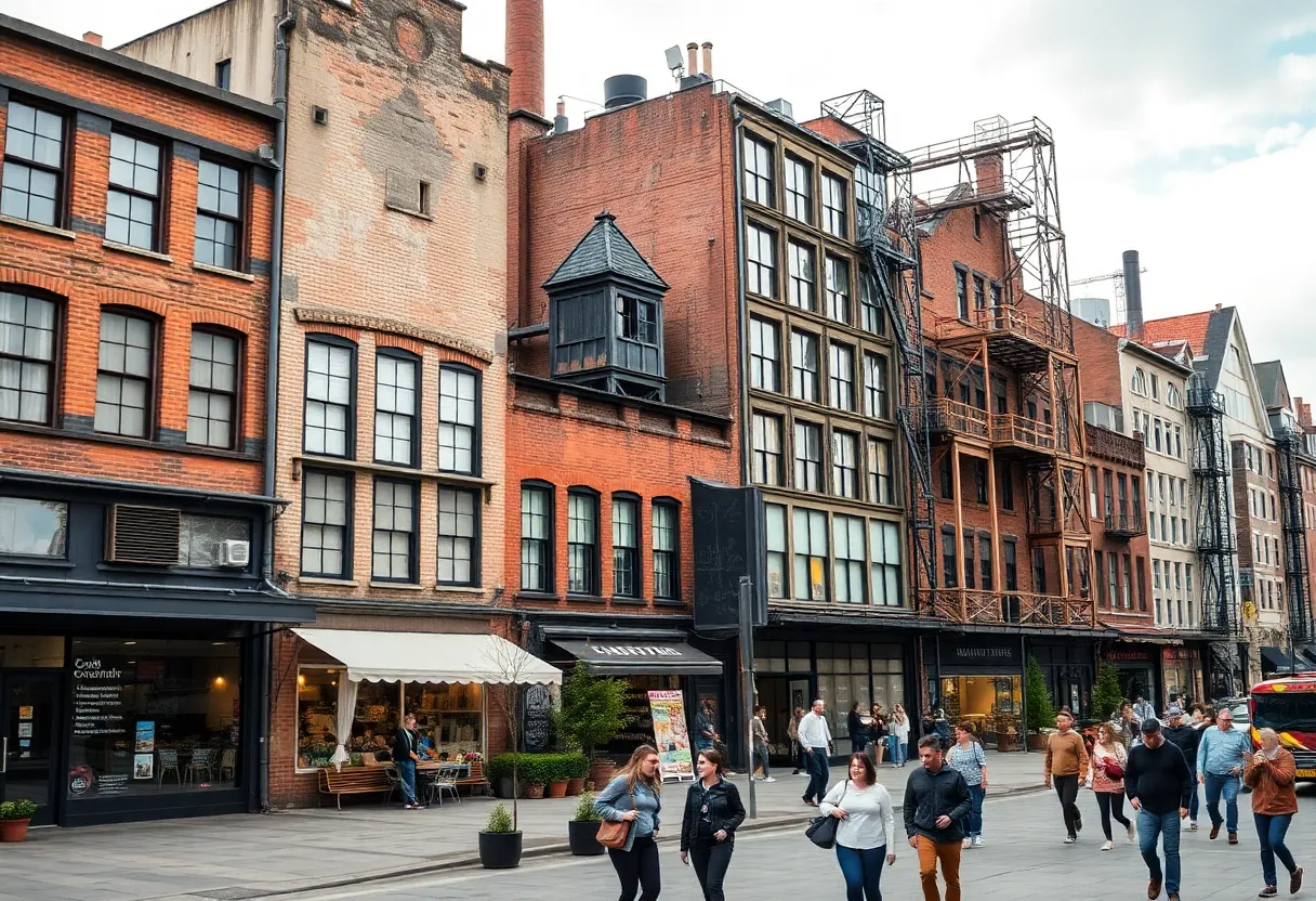 Community gathering at Camp North End in Charlotte