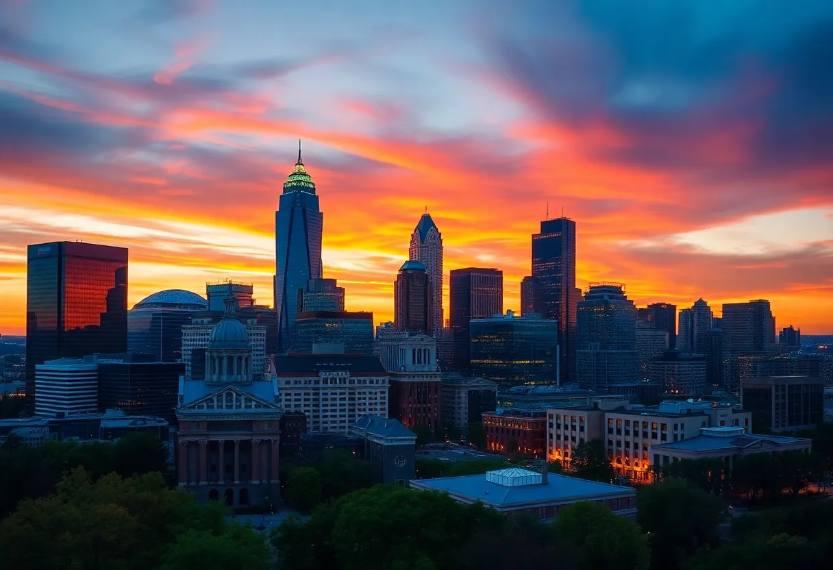 Charlotte NC skyline representing business growth and development