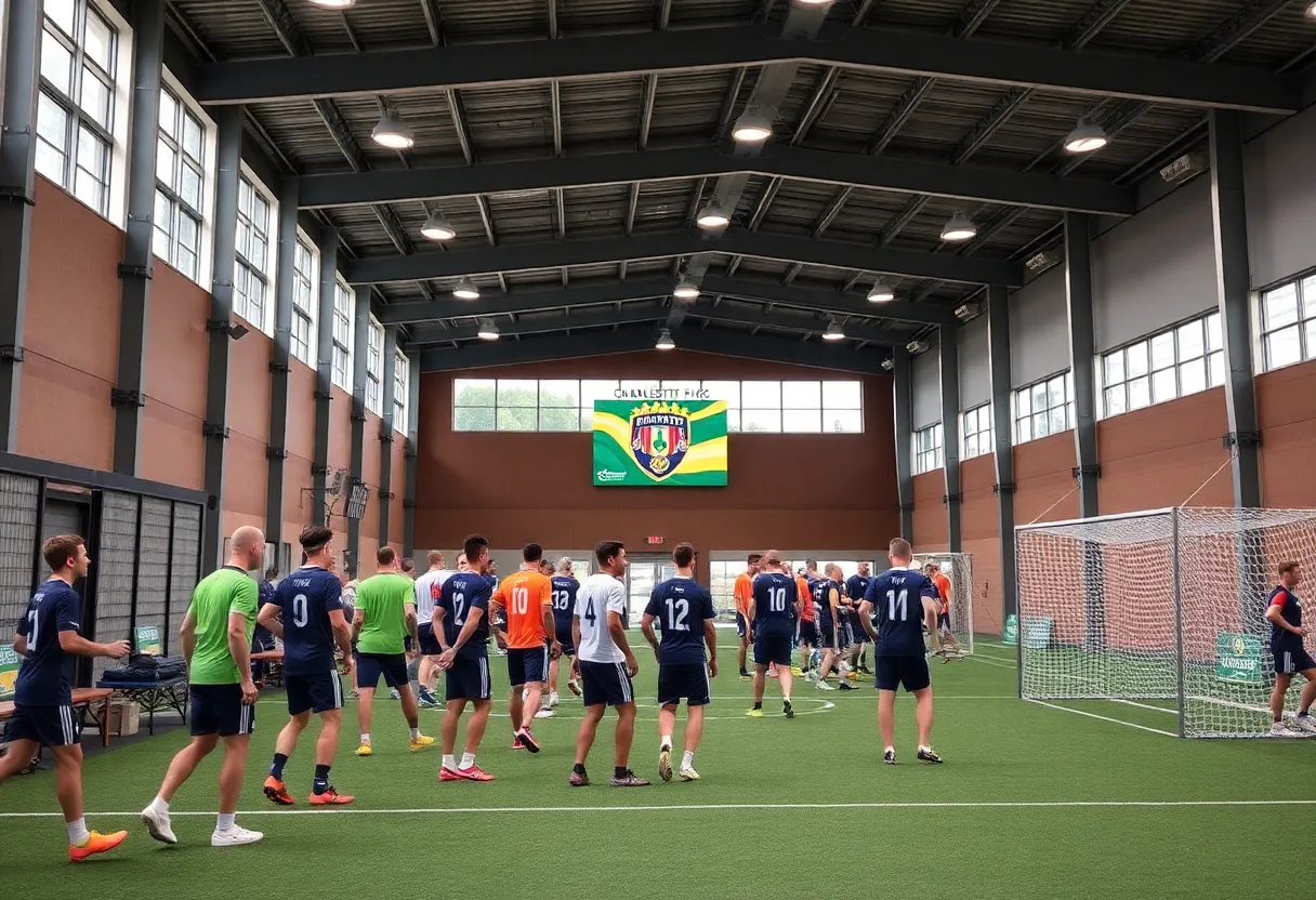 Training session at Charlotte FC facility for World Cup preparation