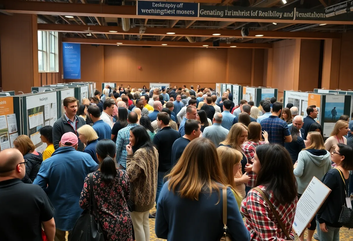 Attendees at the Charlotte Genealogy Conference participating in activities and discussions.