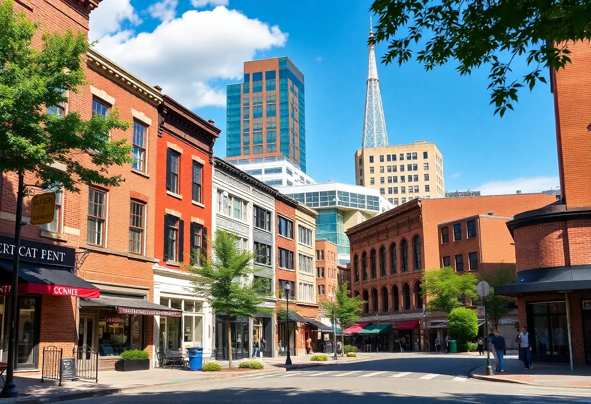 Urban development in Charlotte's Historic West End showcasing new projects and community activity.