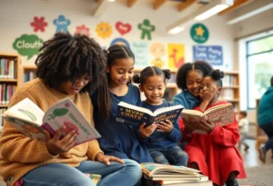 Community event celebrating LGBTQ-inclusive literature in Charlotte.