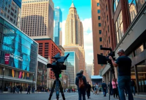 Film set in Charlotte NC for Roofman featuring Channing Tatum.