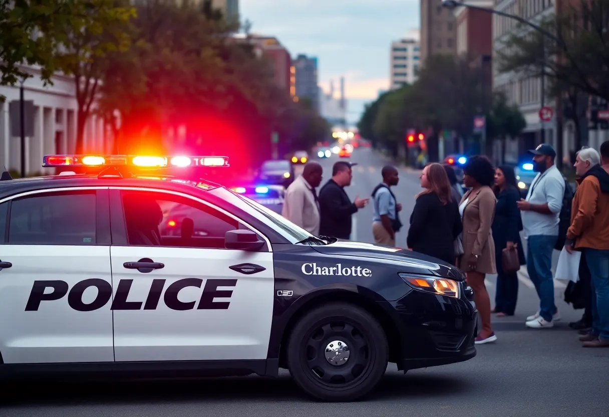 Police presence in Charlotte after shooting incident